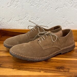 J. Crew Tan Suede Oxfords